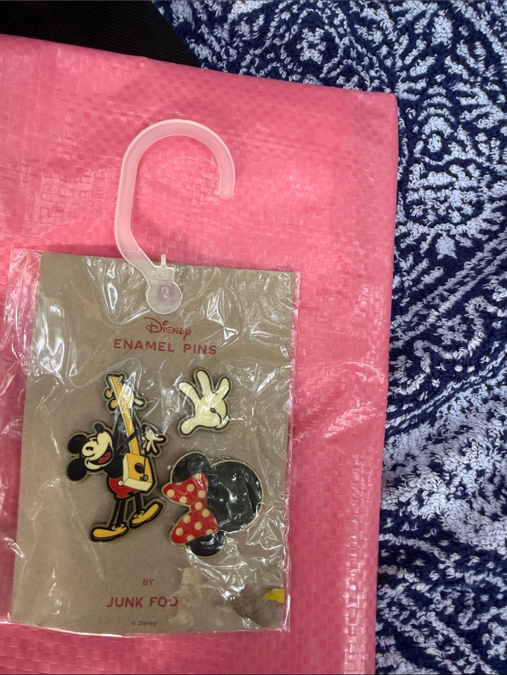 Disney Mickey Mouse Enamel Pin Trio - Black, Red, Yellow